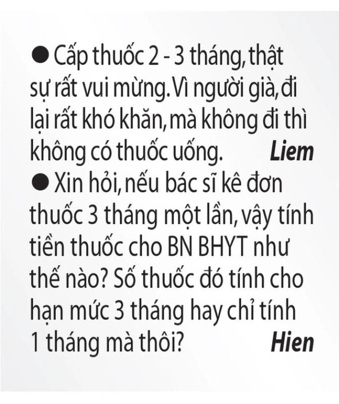 Kê đơn thuốc ngọai trú trên 30 ngày: Lợi ích cho bệnh nhân và giảm chi phí - Ảnh 2. Kê đơn thuốc ngọai trú trên 30 ngày: Lợi ích cho bệnh nhân và giảm chi phí - Ảnh 2.