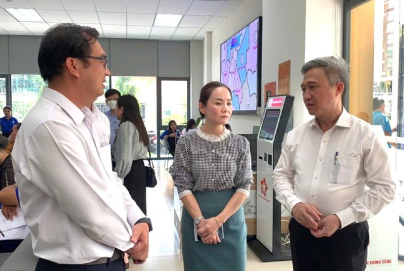 Phó bí thư Thành ủy TP.HCM Đặng Minh Thông khảo sát 2 phường ở TP.Thủ Đức cũ - Ảnh 3.