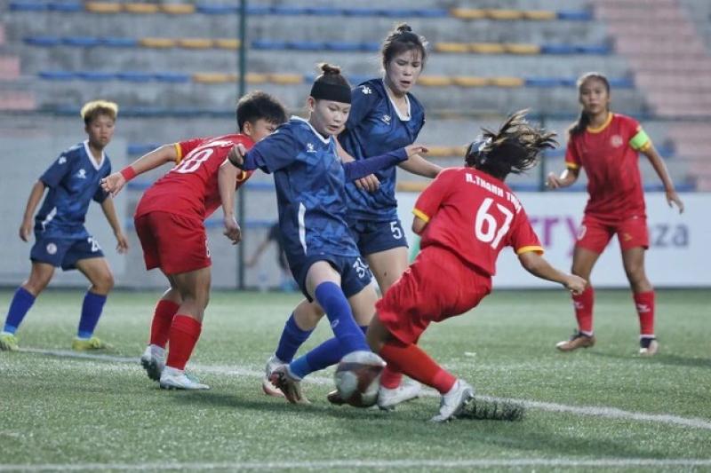 Thắng thuyết phục Sơn La, U.16 nữ Phong Phú Hà Nam giành lại ngôi đầu từ tay Hà Nội- Ảnh 2. Thắng thuyết phục Sơn La, U.16 nữ Phong Phú Hà Nam giành lại ngôi đầu từ tay Hà Nội- Ảnh 2.