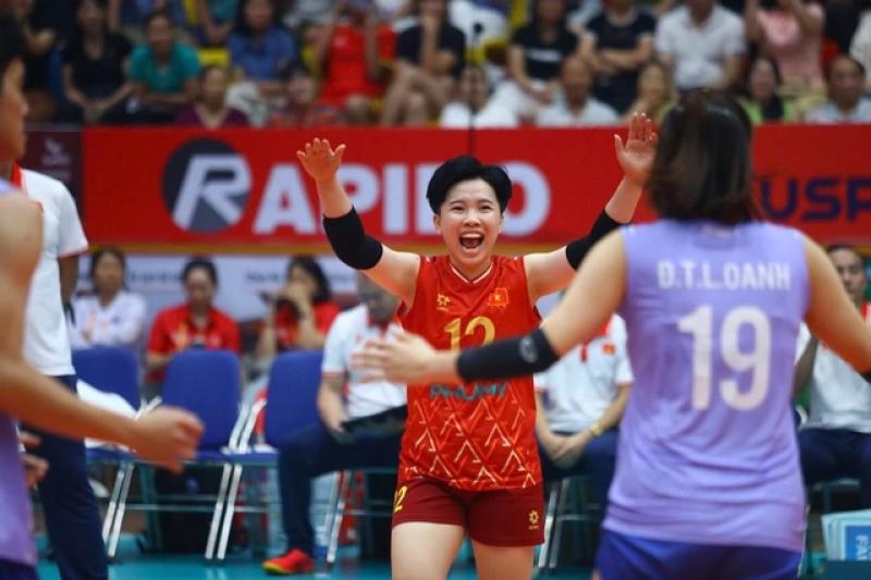 Thanh Thúy - Bích Tuyền rực sáng: Đội tuyển Việt Nam thắng Đài Loan, đấu Nga chung kết bóng chuyền VTV Cup- Ảnh 1. Thanh Thúy - Bích Tuyền rực sáng: Đội tuyển Việt Nam thắng Đài Loan, đấu Nga chung kết bóng chuyền VTV Cup- Ảnh 1.