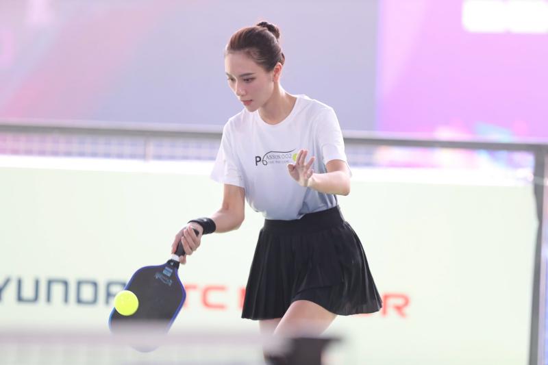 Hoa hậu Hà Trúc Linh cùng dàn bóng hồng khuấy động giải pickleball Việt Nam - Ảnh 3. Hoa hậu Hà Trúc Linh cùng dàn bóng hồng khuấy động giải pickleball Việt Nam - Ảnh 3.