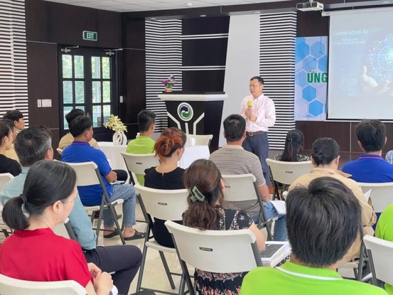 VWS tập huấn ứng dụng AI cho công nhân viên: Đưa công nghệ vào thực tiễn- Ảnh 1. VWS tập huấn ứng dụng AI cho công nhân viên: Đưa công nghệ vào thực tiễn- Ảnh 1.