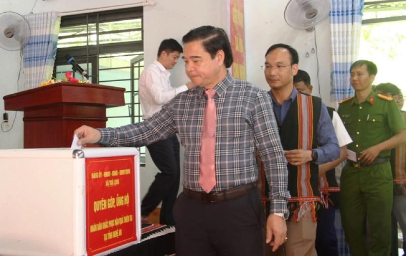 Xã từng xảy ra thảm họa sạt lở 'trả nợ ân tình' người dân vùng thiên tai - Ảnh 1. Xã từng xảy ra thảm họa sạt lở 'trả nợ ân tình' người dân vùng thiên tai - Ảnh 1.