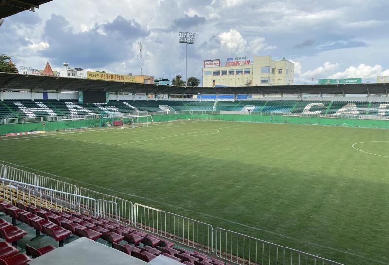 Sân Pleiku đẹp long lanh, VPF khen nức nở: HAGL khoe ‘áo mới’, sẵn sàng chinh chiến V-League- Ảnh 2. Sân Pleiku đẹp long lanh, VPF khen nức nở: HAGL khoe ‘áo mới’, sẵn sàng chinh chiến V-League- Ảnh 2.
