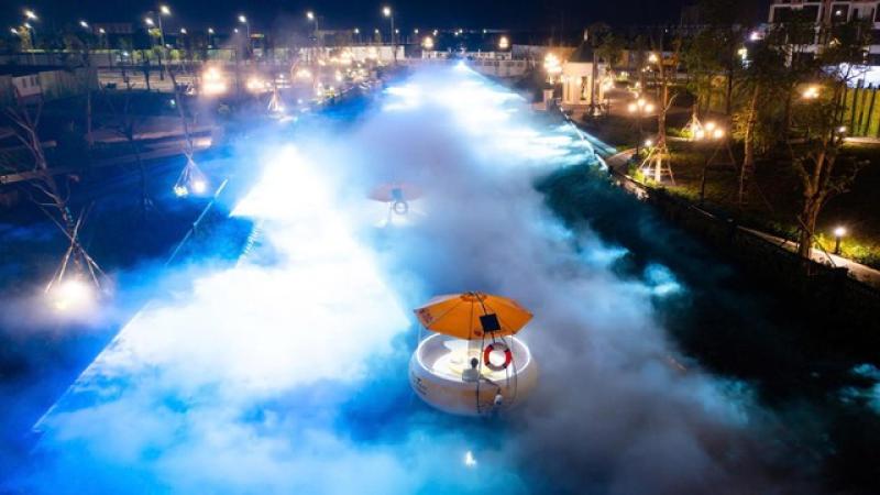 Chiêm ngưỡng vẻ đẹp siêu thực trên Dòng sông Ánh sáng T&T City Millennia - Ảnh 6.
