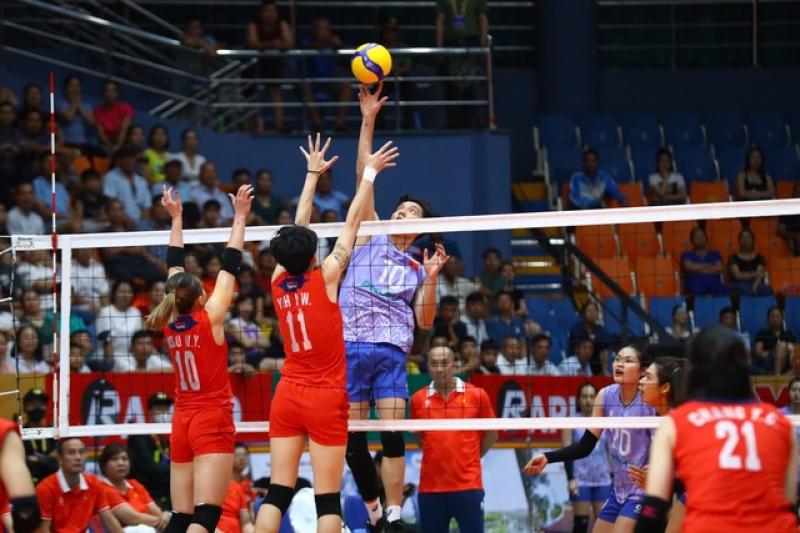Đội tuyển bóng chuyền nữ Việt Nam thắng dễ Indonesia ở chặng 2 SEA V.League- Ảnh 1. Đội tuyển bóng chuyền nữ Việt Nam thắng dễ Indonesia ở chặng 2 SEA V.League- Ảnh 1.