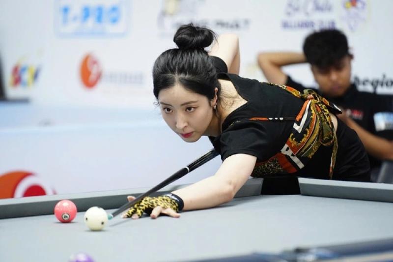 Billiards: Người đẹp Hàn Quốc gây ấn tượng, thắng cơ thủ nam tại TP.HCM- Ảnh 1. Billiards: Người đẹp Hàn Quốc gây ấn tượng, thắng cơ thủ nam tại TP.HCM- Ảnh 1.